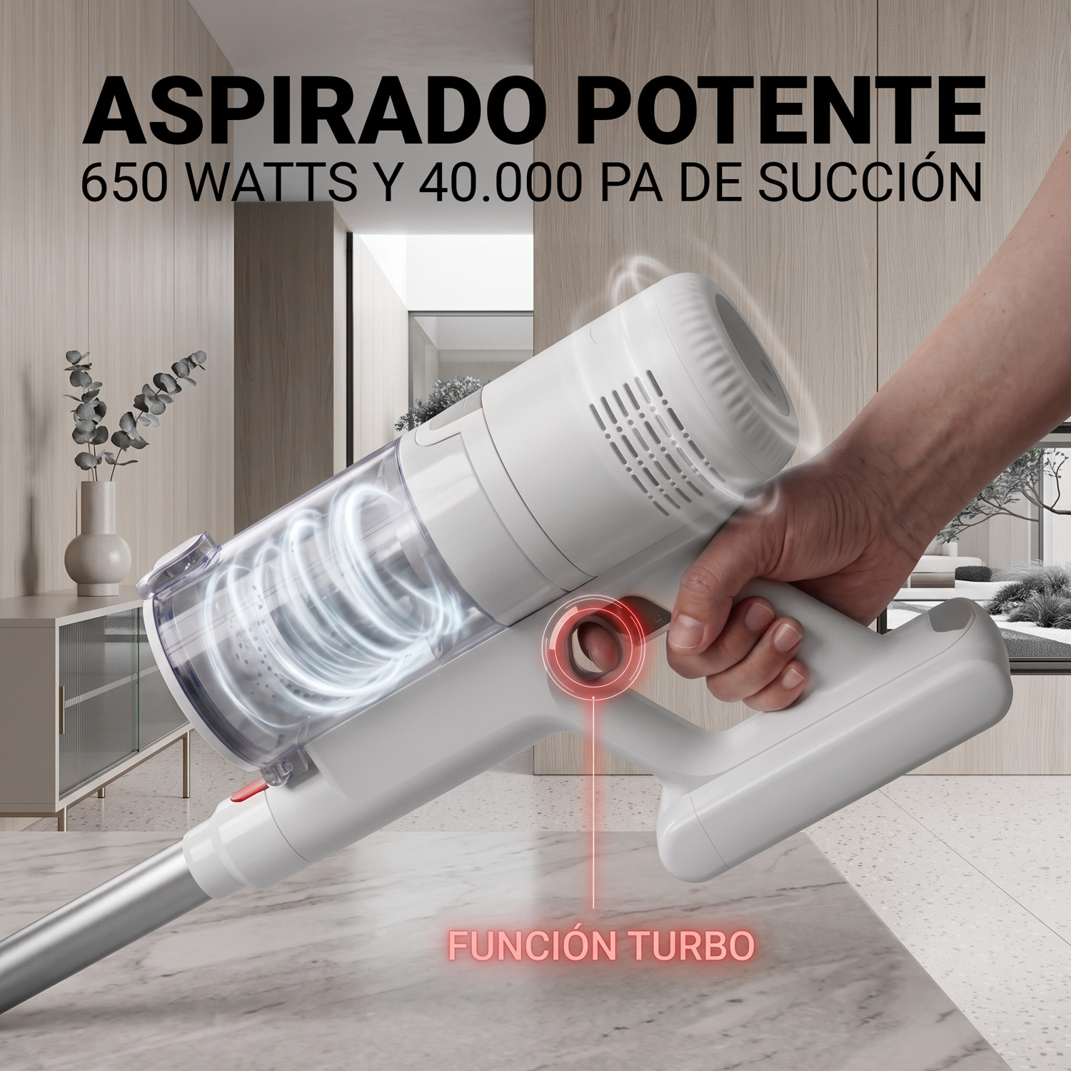 Aspiradora Inalámbrica D300 Plus