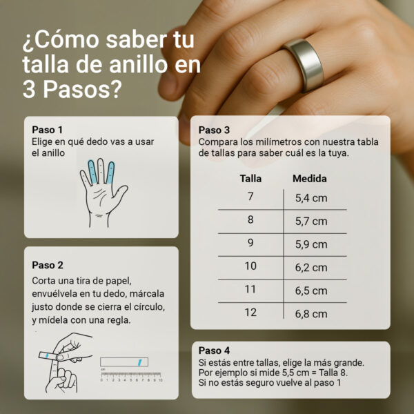 osoji ring – anillo inteligente para salud y bienestar negro