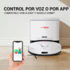 robot aspiradora y trapeador con autovaciado d1000 pro