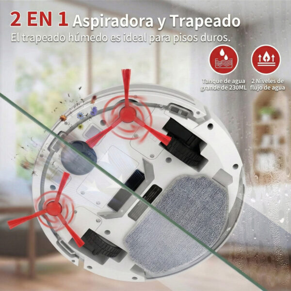 osoji d870+ | robot aspiradora y trapeadora inteligente wifi
