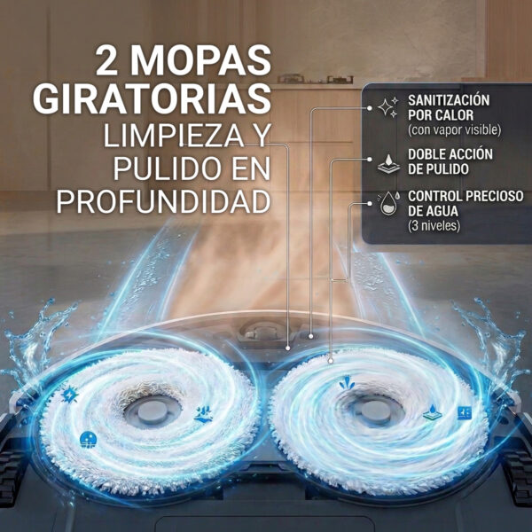 osoji d2000 pro | aspiradora robot y trapeadora con estación todo en uno