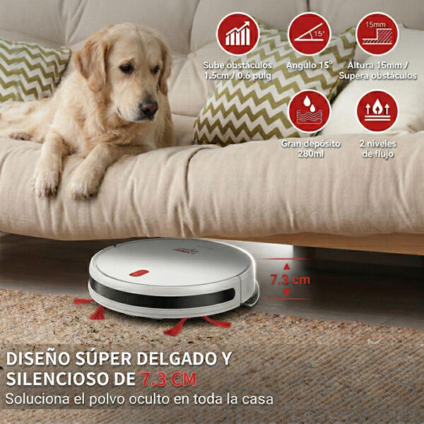 osoji d870+ | robot aspiradora y trapeadora inteligente wifi