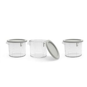 kit 3 contenedores (pints) de repuesto para máquina de helados osoji k100